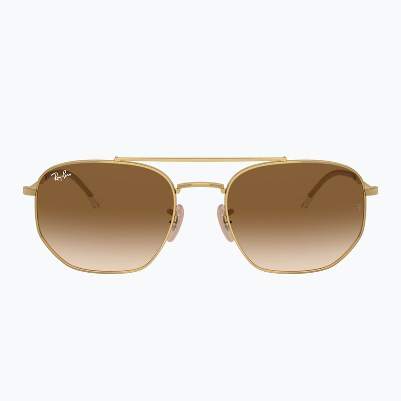 Okulary przeciwsłoneczne Ray-Ban RB3707 Polarized+ Lenses arista gold/brown 2