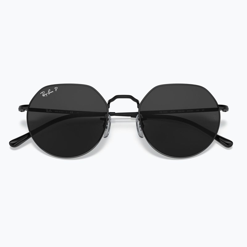 Okulary przeciwsłoneczne Ray-Ban Jack black/black polarized 3