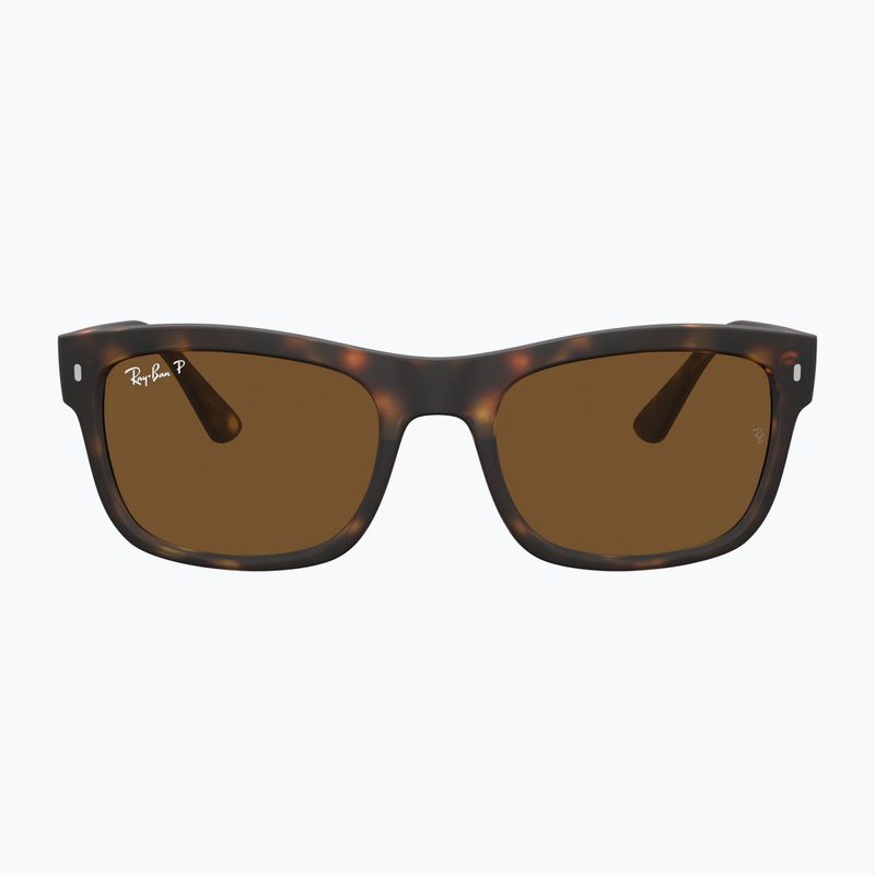 Okulary przeciwsłoneczne Ray-Ban RB4428 havana matt/brown polarized 2