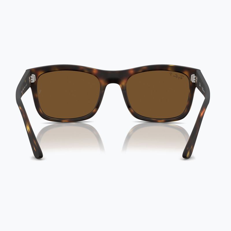Okulary przeciwsłoneczne Ray-Ban RB4428 havana matt/brown polarized 5