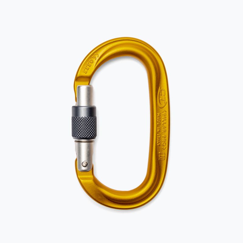 Karabinek Climbing Technology Pillar Pro SG yellow 2