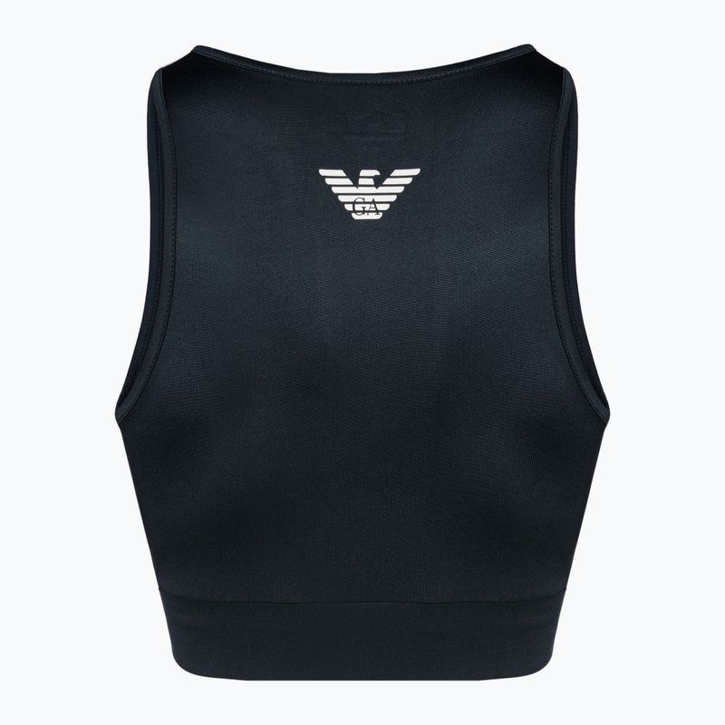 Biustonosz treningowy EA7 Emporio Armani Tennis Pro Classic Medium Support navy blue 2