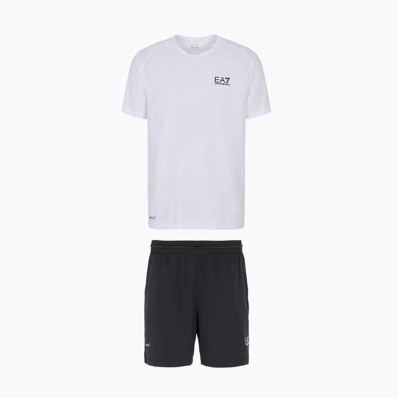 Zestaw koszulka + spodenki EA7 Emporio Armani Ventus7 Travel white/black