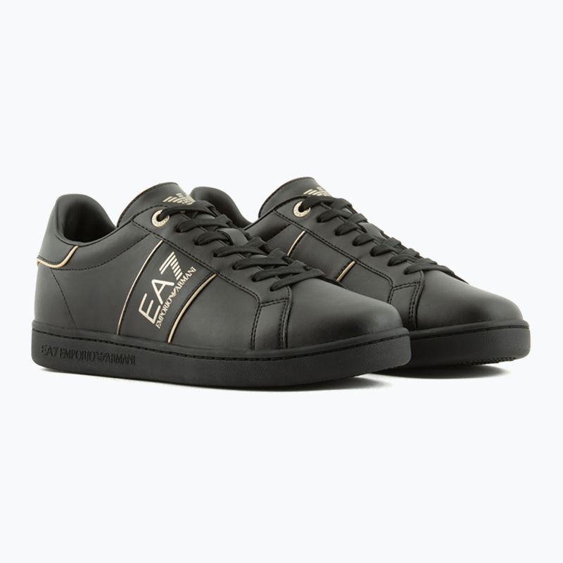 Buty EA7 Emporio Armani Classic Logo triple black/ gold 8