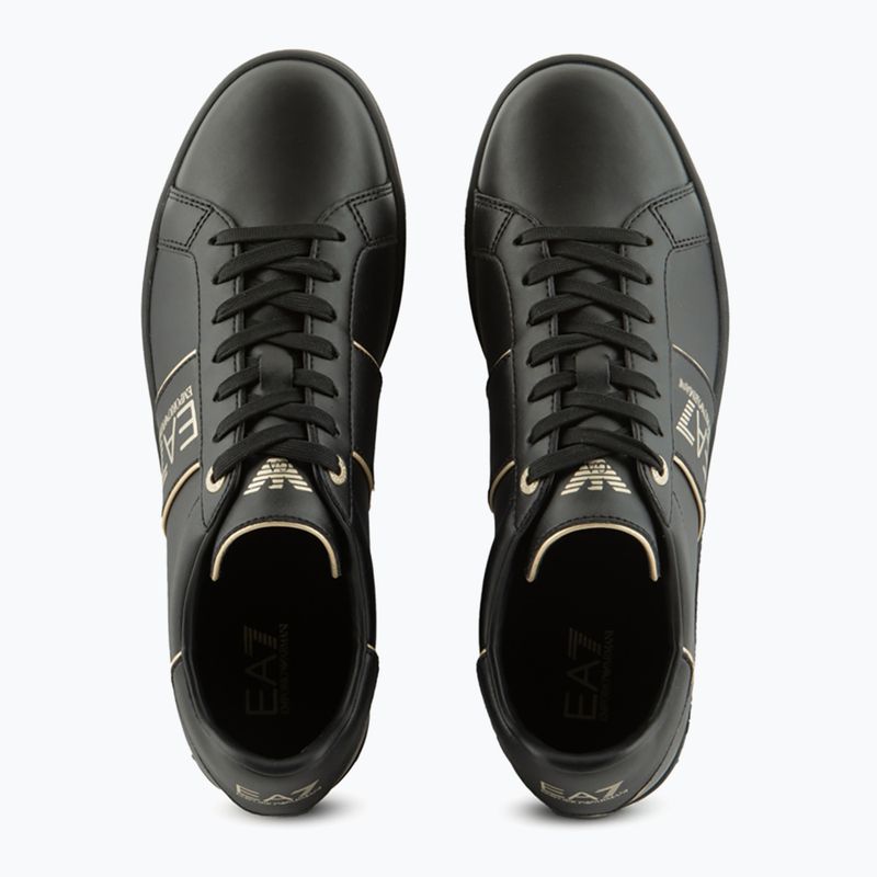 Buty EA7 Emporio Armani Classic Logo triple black/ gold 11