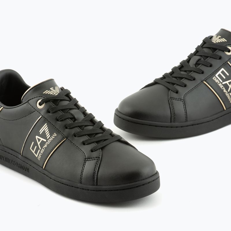 Buty EA7 Emporio Armani Classic Logo triple black/ gold 12