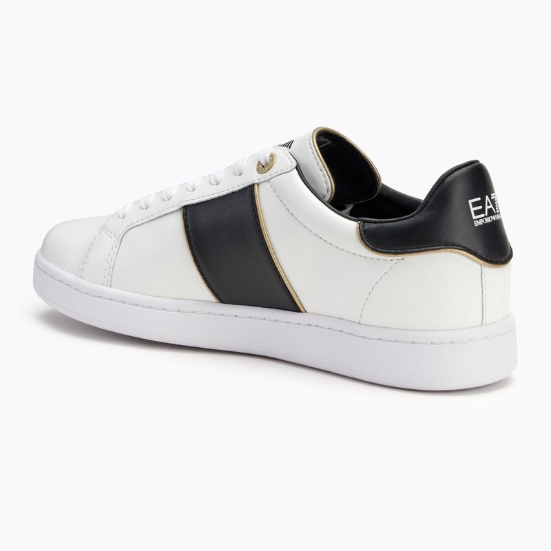 Buty EA7 Emporio Armani Classic Logo white/ black/ gold 3