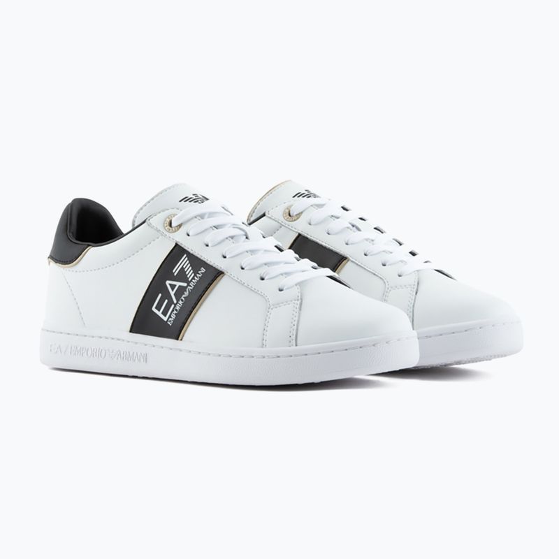 Buty EA7 Emporio Armani Classic Logo white/ black/ gold 8