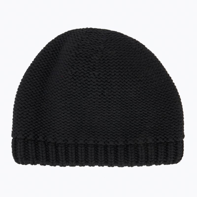 Czapka zimowa męska Woolrich Merino Wool Logo Beanie black 4