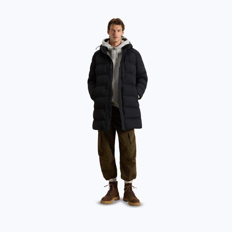 Kurtka męska Woolrich Matt Stretch Long Puffer black 2