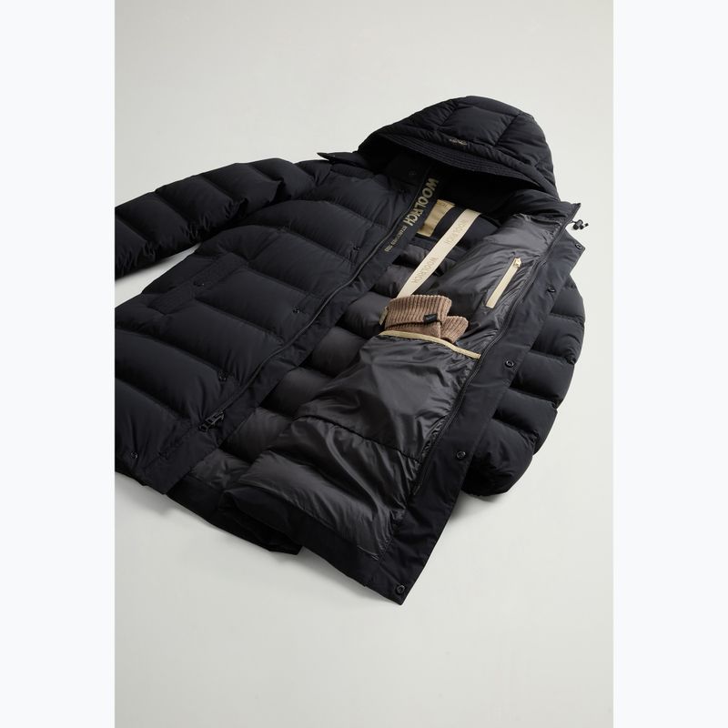 Kurtka męska Woolrich Matt Stretch Long Puffer black 16