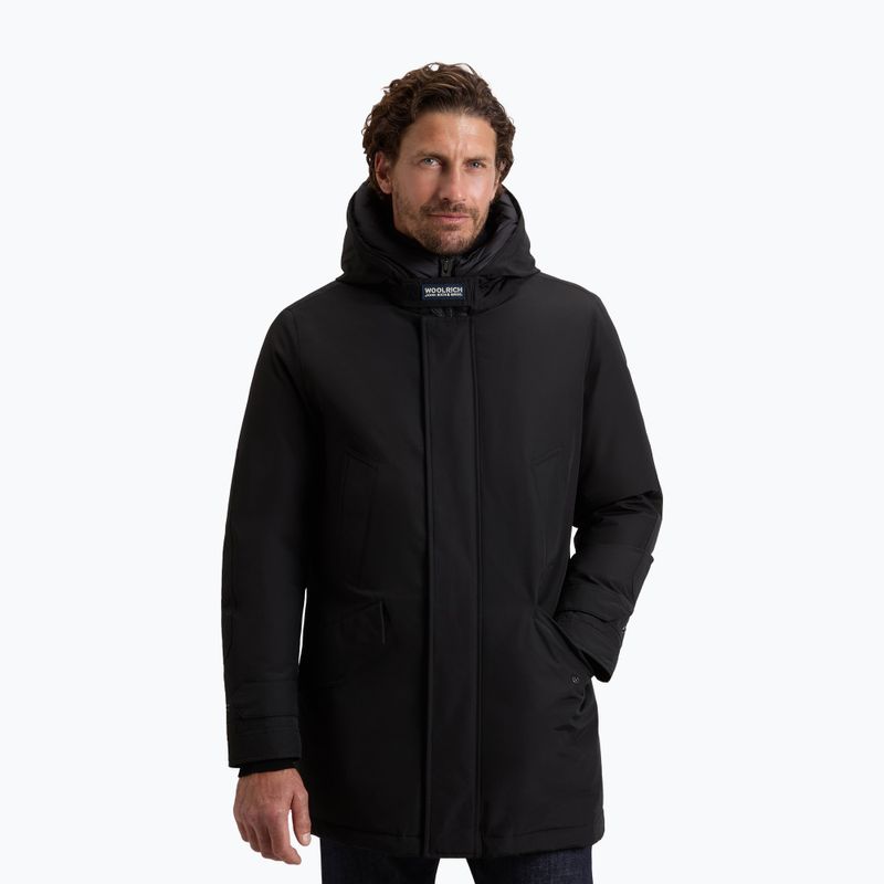 Płaszcz ocieplany męski Woolrich Polar High Collar Parka black