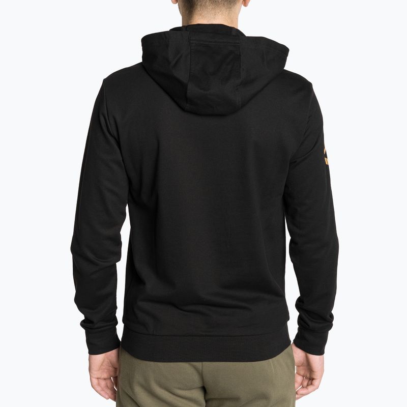 Bluza męska EA7 Emporio Armani Train Logo Series Hoodie Extended Logo Coft black/gold logo 2