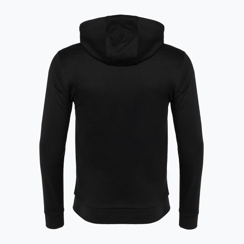 Bluza męska EA7 Emporio Armani Train Logo Series Hoodie Extended Logo Coft black/gold logo 6