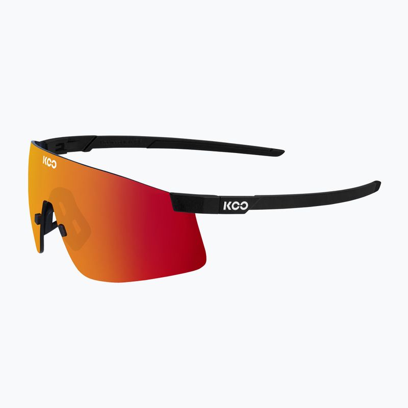Okulary przeciwsłoneczne Koo Nova black matt/red mirror
