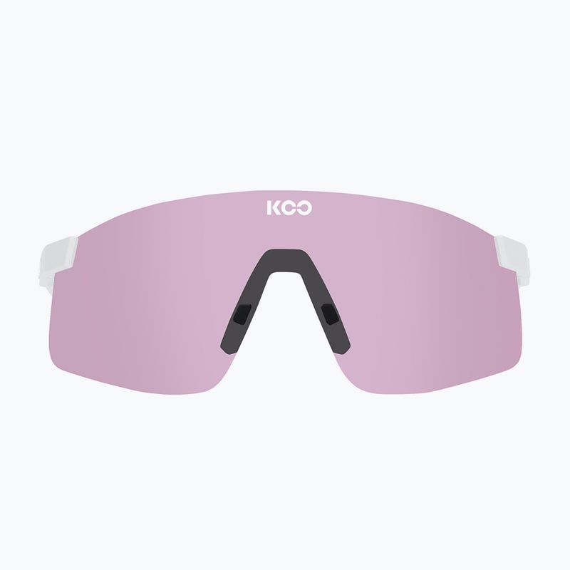 Okulary przeciwsłoneczne Koo Nova white matt/photochromic pink 2