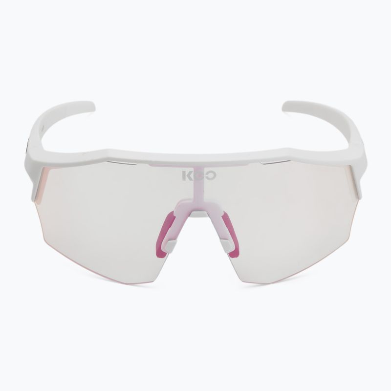 Okulary przeciwsłoneczne Koo Alibi white matt/photochromic fuchsia 3