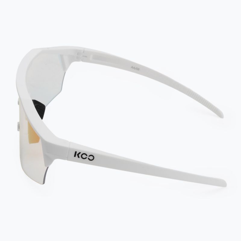 Okulary przeciwsłoneczne Koo Alibi white matt/photochromic fuchsia 4
