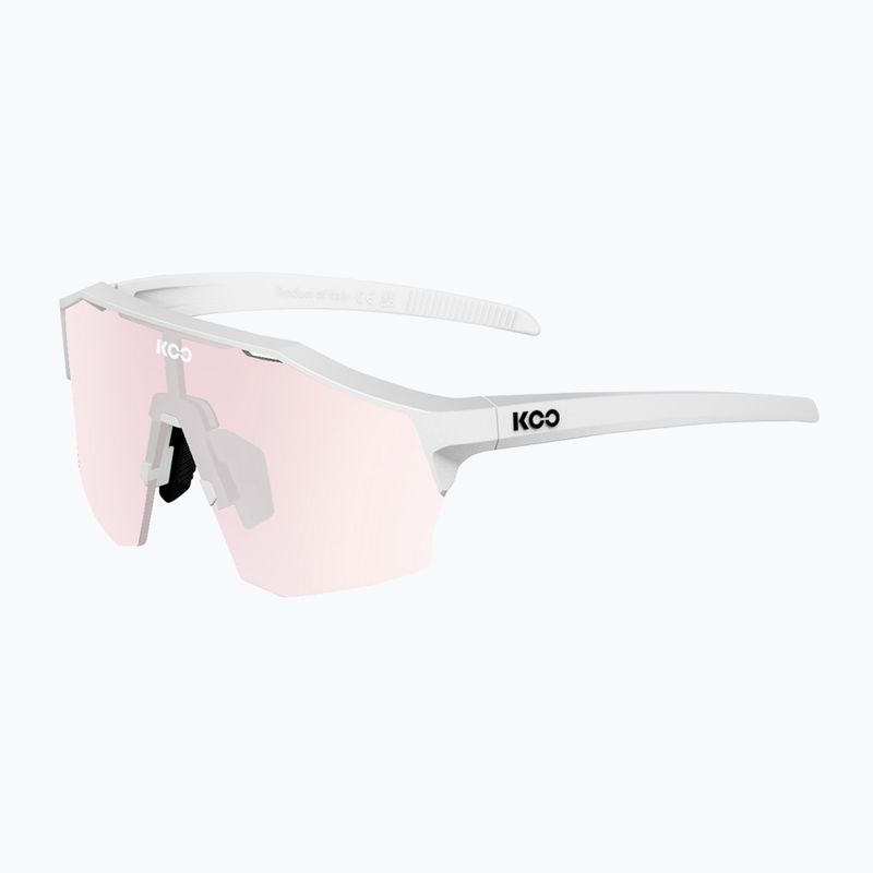 Okulary przeciwsłoneczne Koo Alibi white matt/photochromic fuchsia 2