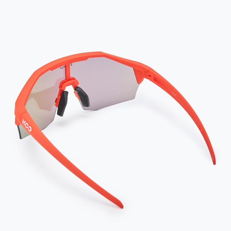 Okulary przeciwsłoneczne Koo Alibi orange matt/green mirror 2