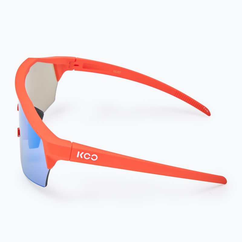 Okulary przeciwsłoneczne Koo Alibi orange matt/green mirror 4