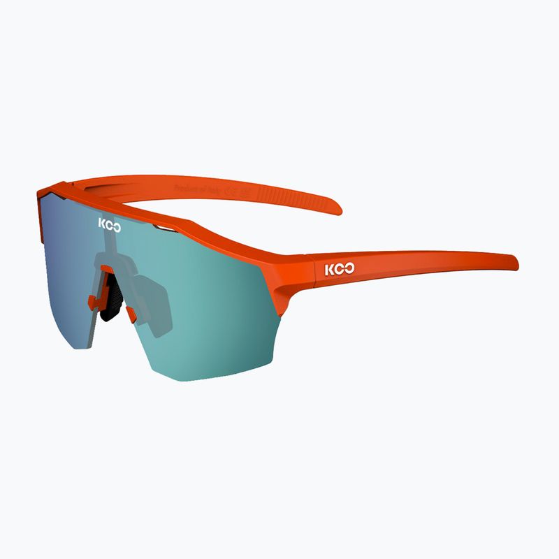Okulary przeciwsłoneczne Koo Alibi orange matt/green mirror 5