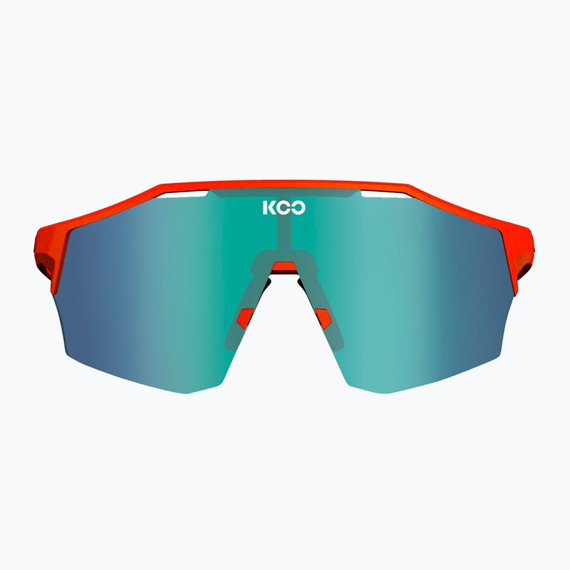 Okulary przeciwsłoneczne Koo Alibi orange matt/green mirror 6
