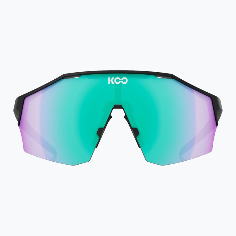 Okulary przeciwsłoneczne Koo Alibi black matt/green photochromic mirror 2