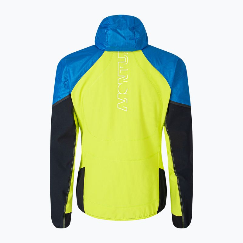 Kurtka hybrydowa męska Montura Insight Plus Hybrid celeste/verde lime 2