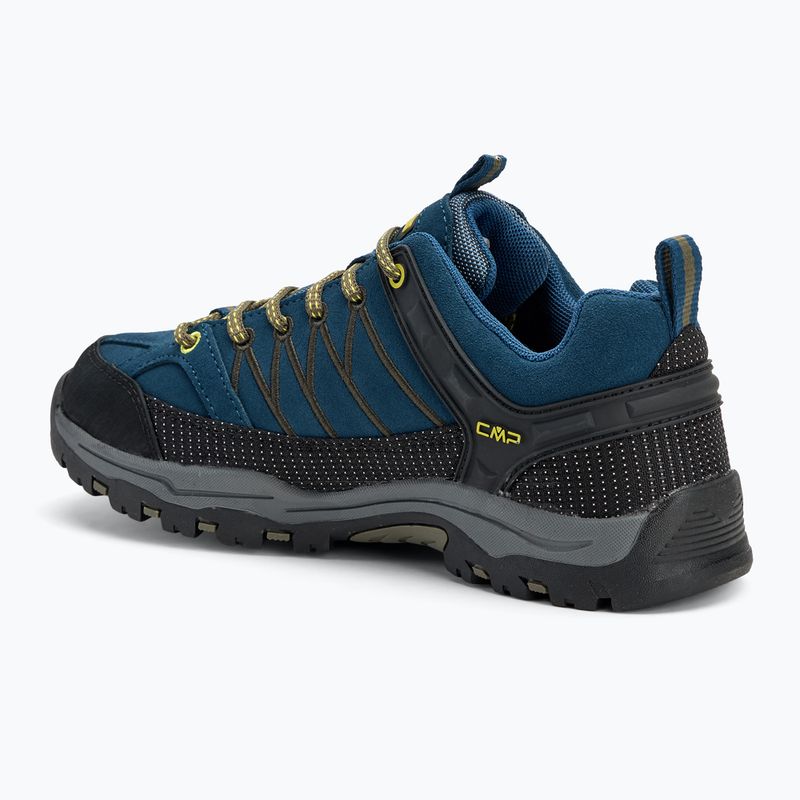 Buty trekkingowe juniorskie CMP Rigel Low Wp blue ink / yellow 3