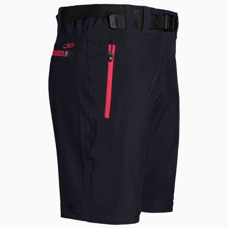 Spodnie trekkingowe damskie CMP 3T51446 Zip Off antracite/fragola 3