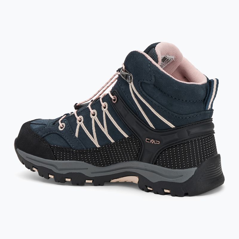 Buty trekkingowe dziecięce CMP Rigel Mid Wp asphalt/rose 3