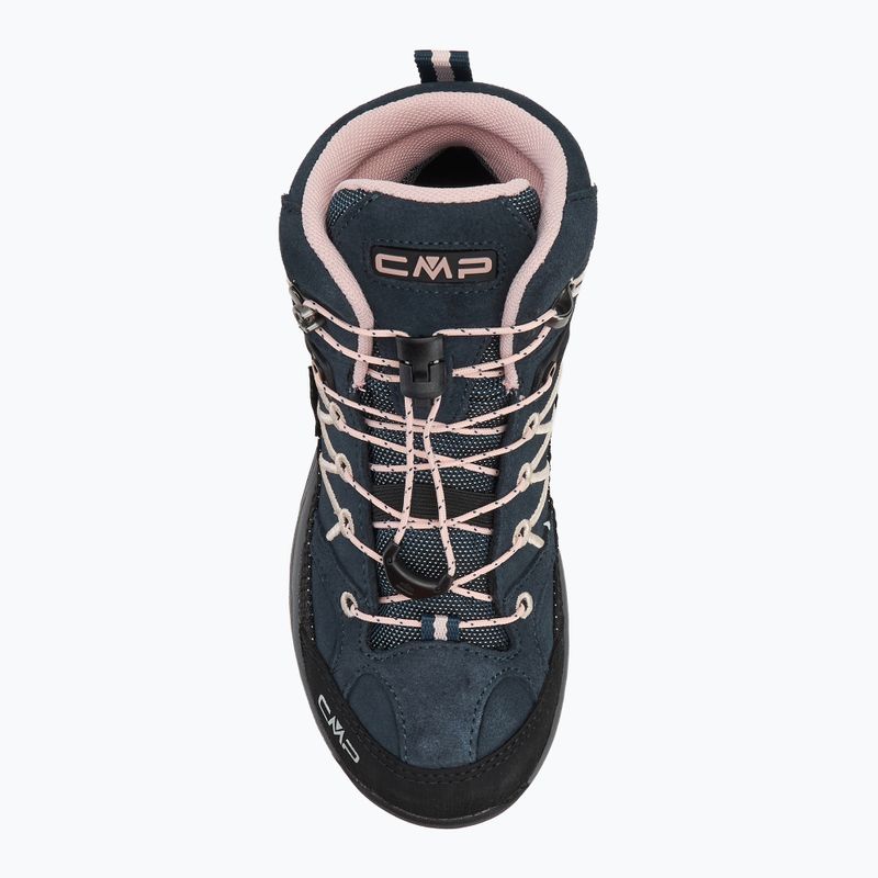 Buty trekkingowe dziecięce CMP Rigel Mid Wp asphalt/rose 5