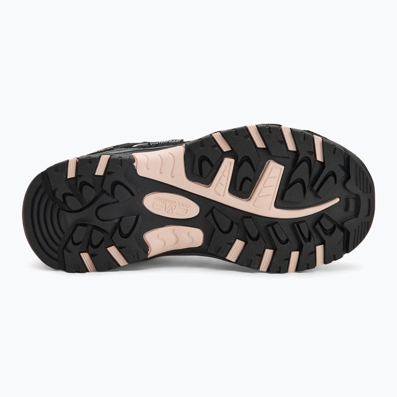 Buty trekkingowe dziecięce CMP Rigel Low Wp asphalt/rose 4