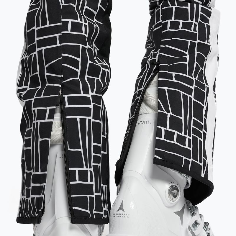 Spodnie narciarskie damskie CMP 31W0046 nero/bianco 6
