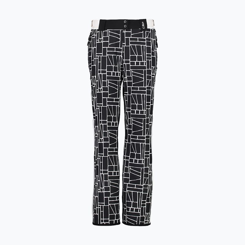 Spodnie narciarskie damskie CMP 31W0046 nero/bianco 7