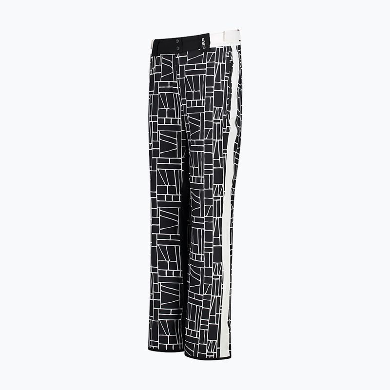 Spodnie narciarskie damskie CMP 31W0046 nero/bianco 8