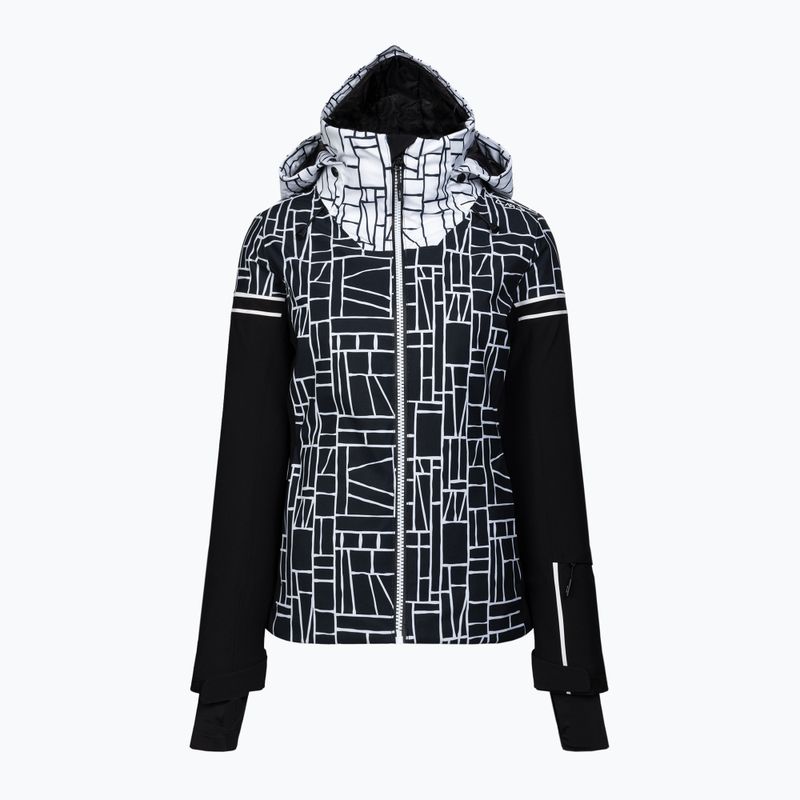 Kurtka narciarska damska CMP 31W0076 nero/bianco