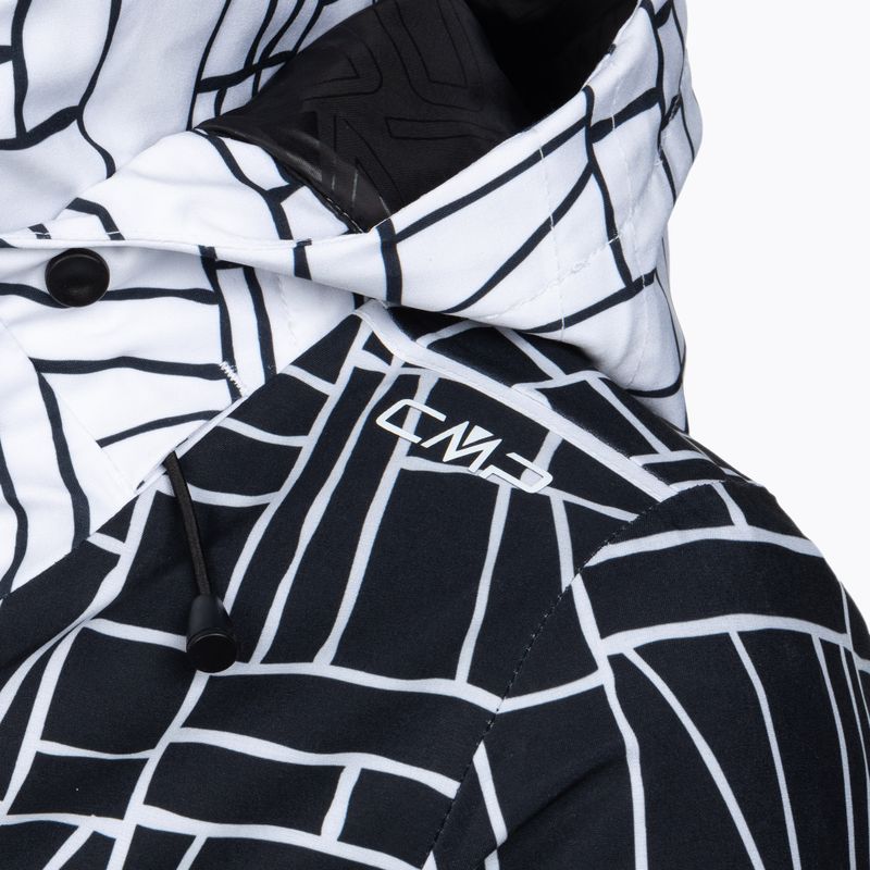 Kurtka narciarska damska CMP 31W0076 nero/bianco 3