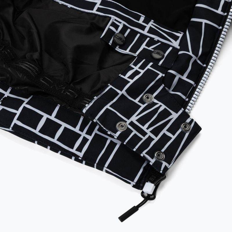 Kurtka narciarska damska CMP 31W0076 nero/bianco 4