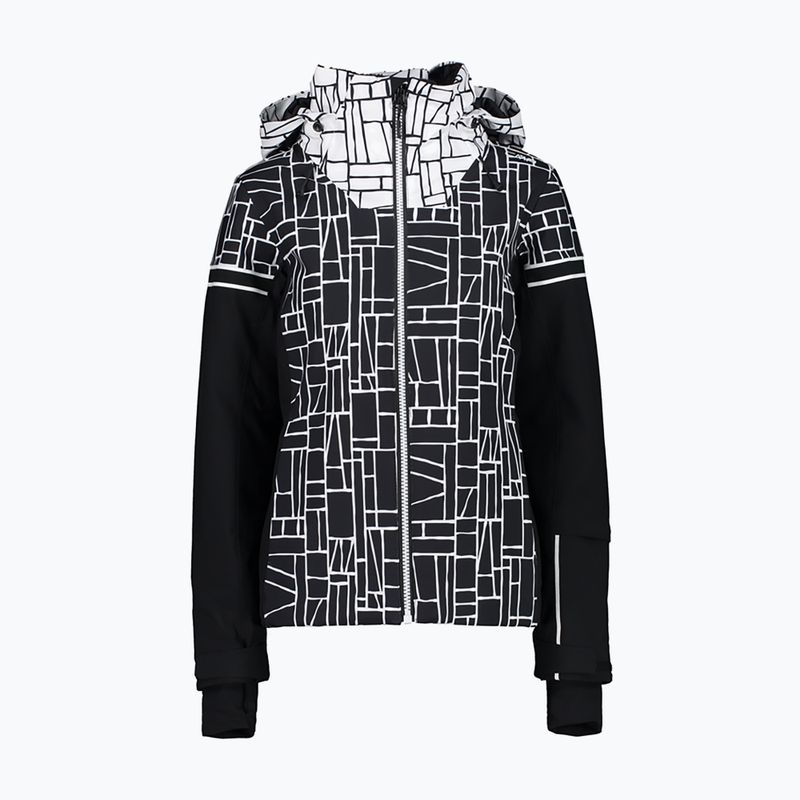 Kurtka narciarska damska CMP 31W0076 nero/bianco 6