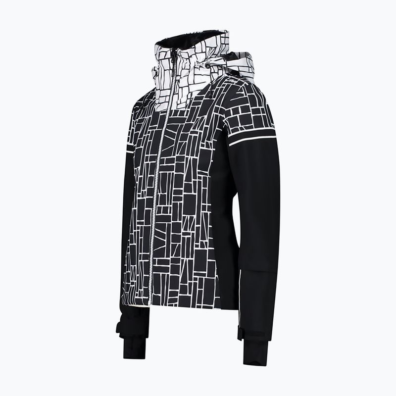 Kurtka narciarska damska CMP 31W0076 nero/bianco 7
