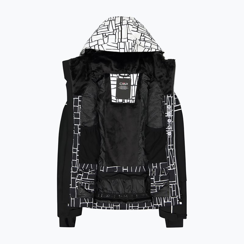 Kurtka narciarska damska CMP 31W0076 nero/bianco 9
