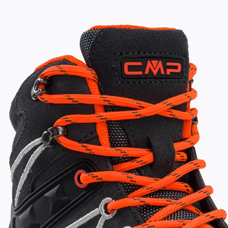 Buty trekkingowe juniorskie CMP Rigel Mid Wp antracite/flash orange 11
