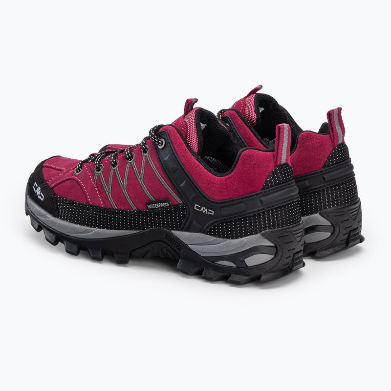 Buty trekkingowe damskie CMP Rigel Low Wp sangria/grey 4
