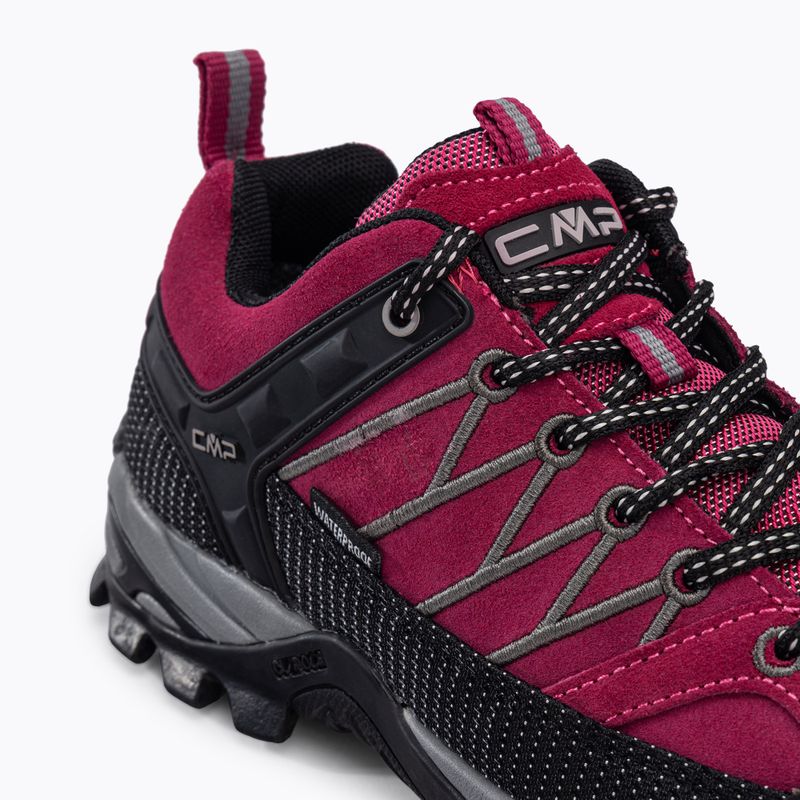 Buty trekkingowe damskie CMP Rigel Low Wp sangria/grey 10