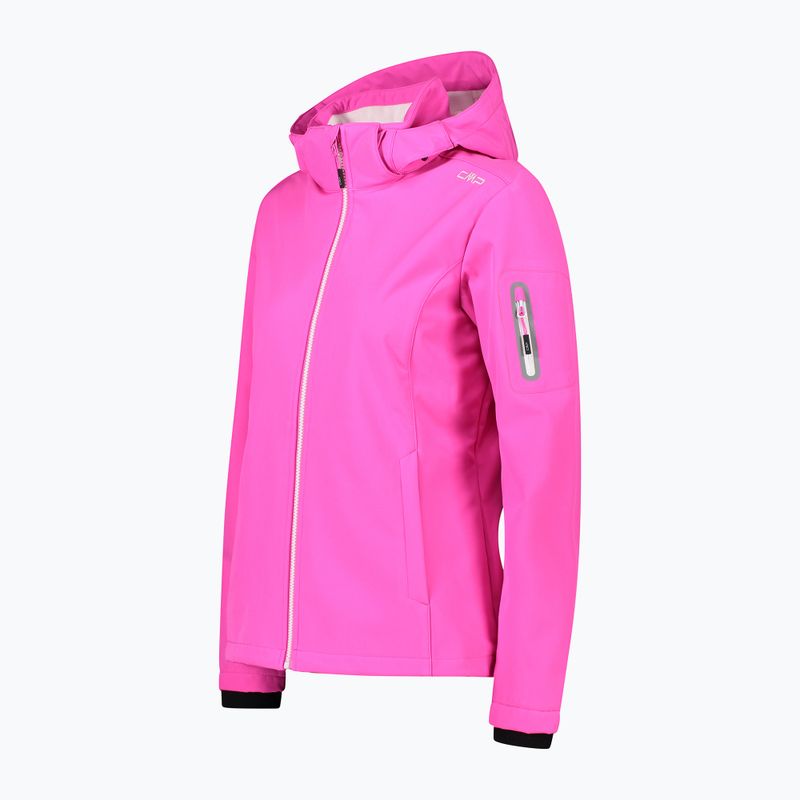 Kurtka softshell damska CMP 39A5006 Zip purple fluo 2