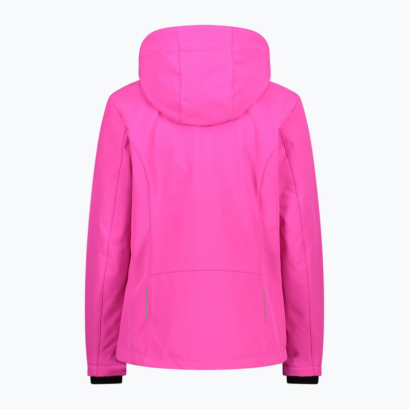 Kurtka softshell damska CMP 39A5006 Zip purple fluo 3