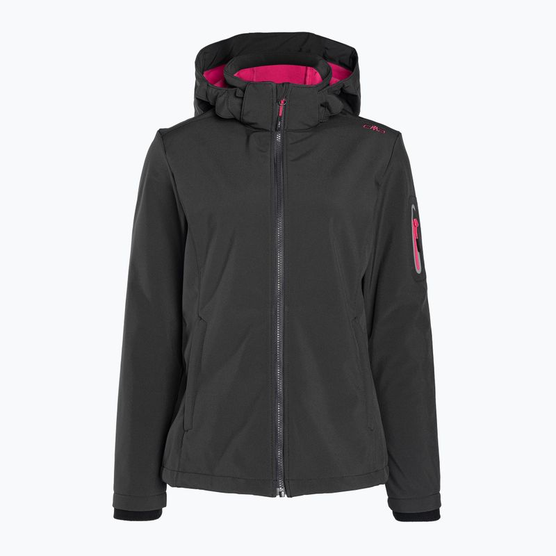 Kurtka softshell damska CMP 39A5006 Zip antracite/fragola