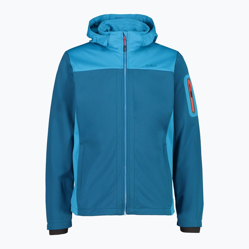 Kurtka softshell męska CMP 39A5027 Zip deep lake/danube